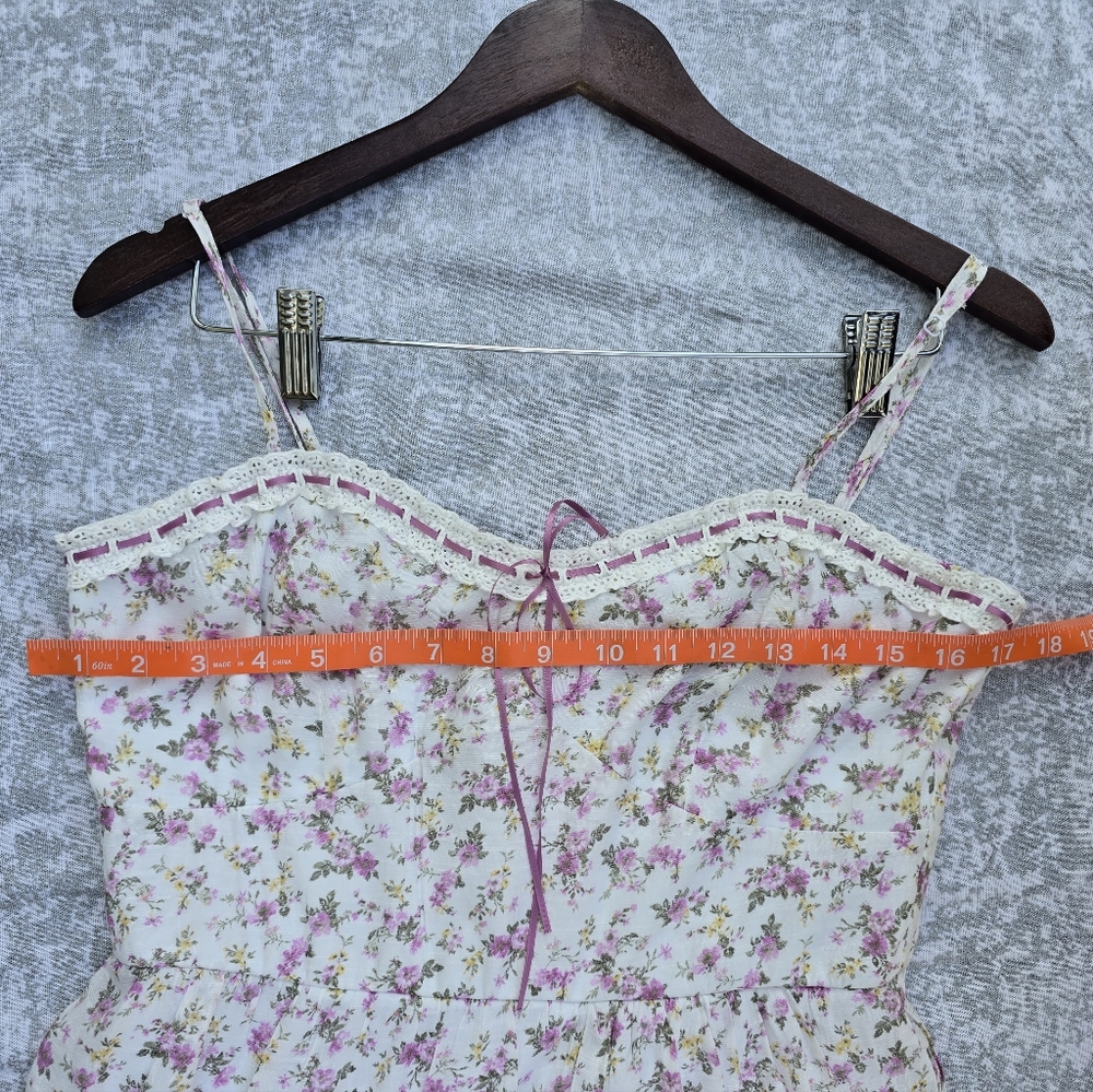 Row A. Floral Midi Dress - Picture 7 of 9
